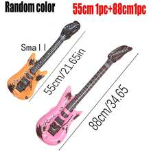 1/2/3/4/5/6/8/10 Set Inflatable Guitar, Rock Party Decoration, Atmosphere Creator. Adult Inflatable Guitar, Inflatable Guitar Prop, Wedding & Photo Backdrop Prop, Birthday Party Decoration, Home Decor, Party Supplies, Guitar Theme Gift, Christmas Gift For Men And Women - 55 cm - View 17