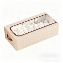 1 Foldable Shoe Cabinet - Stackable Under-Bed Storage Cabinet, Vintage Style, Suitable For Sneakers, High Heels, And Various Shoes, Space-Saving Multipur Wardrobe And Bedroom Storage Solution, Shoe Cabinet, Under-Bed Storage - Multicolor - View 3