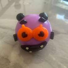 Halloween Devil Squishy Toy, Cute Monster Stress Relief Squeeze Ball, Soft TPR Fidget Toy, Children's Halloween Party Gift, 4 Styles Available - Multicolor - View 10
