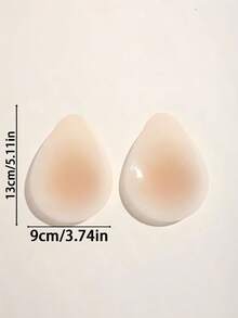 Reusable Silicone Breast Lift Pads With Breathable Holes, Invisible Adhesive Breast Pads Designed For Small Chests, Suitable For Backless Dresses, Comfortable And Washable, For Weddings, Parties And Daily Wear - Multicolor - View 9