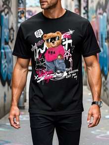 Camisetas de hombre - Negro - Ver 1
