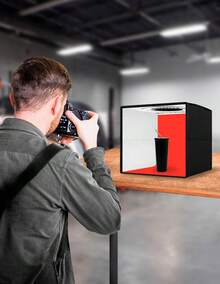 Redlemon Professional Photography Light Box With 40x40 Cm Ring Light - Black - View 9