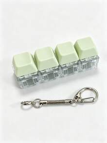 5pcs/3pcs/1pc Novelty Keyboard Keycap Keychain - Colorful Tactile Desktop Toy, Party Game, Hen Party, Hen Party Supplies, Party Game, Dumpling Squeeze Toy, Anniversary, Stress Relief Anxiety, Fun Office Decor, Unique Gift Choice, Toy, Birthday Decoration, Party Supplies, Slow Rebound Squishy, Birthday Party Supplies, Stress Ball, Graduation Party Supplies, Squishy Dumpling, Slow Rebound Squishy - Multicolor - View 14