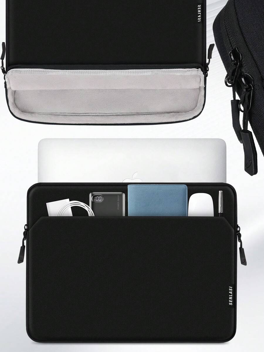 SENLASI Laptop Bag Compatible With 13-15.6 Inch Notebook, Laptop Bags For MacBook, HP Chromebook Surface Notebook, Laptop Briefcases - View 1