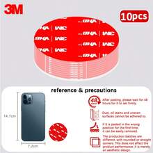 3M Double-Sided Adhesive VHB Tape - Film - Strong - Fixed - Waterproof - High Viscosity - Transparent Adhesive - Transparent - View 19