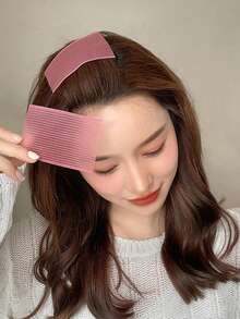 10pcs Fixed Seamless Hook And Loop, Hair Repair Storage Supplies, Customizable Size, Non-Damaging Hair Pad, Braid Patch, Clip, Seamless Hook And Loop Tape, Suitable For All Hair Types, Women's Hair Accessories, Unisex - Multicolor - View 2