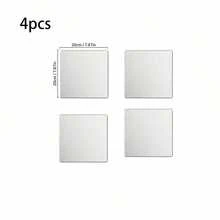 4pcs Round Acrylic Mirror Decorative Panels, Suitable For Wedding, Birthday, Anniversary, Christmas And Holiday Decoration, Can Be Used For Tabletop Decor, Multiple Scenes, Room Decoration And Mirror Material - Multiple Styles - View 11