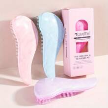 1pc Magic Detangling Comb Boxed 4 Colors Anti-Static Massage Hair Brushes Air Cushion Hairbrush Comb Festival Gift Box Comb - A - View 16