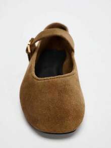 2026 Spring/Summer New Women's Bow Decor Ballet Flats - Khaki - View 3