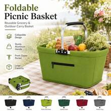 Portable Insulated Outdoor Picnic Backpack, Large Capacity, Thick Durable Material, Waterproof & Scratch-Resistant, Foldable & Lightweight, Tear-Resistant, Suitable For Camping, Road Trips, Hiking And Outdoor Activities, Essential Travel Gear - Multicolor - View 9