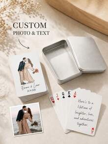 Customized Photo Commemorative Cards / Photo Memory Cards, Suitable For Collecting Souvenirs, Gift Ornaments, And Commemorative Card Decks. - Multicolor - View 1