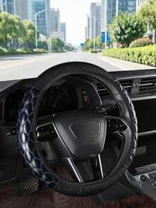 1件裝新款汽車方向盤套，無內圈，熱銷四季通用方向盤套 - 彩色 - 查看 16