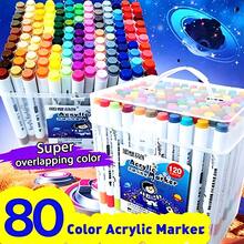120-Color Boxed Acrylic Paint Marker Set, Liquid Ink Acrylic Art Painting Marker Set, Suitable For Art And Crafts - Multicolor - View 4