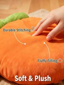 1 Carrot-Shaped Pet Bed, Suitable For Small Animals, Soft And Fluffy Orange And Green Cushion, Suitable For Rabbits, Guinea Pigs, Comfortable Sleeping Nest, Suitable For Home Indoor Use, Ideal Gift For Birthday, Valentine's Day, Easter - Multicolor - View 2