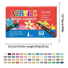 24-240 Colors Acrylic Paint Markers, Layerable Painting Pens For Students Art, Graffiti Pens Suitable For Multiple Materials, Art Creation, Back To School Essential - Multicolor - View 19
