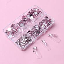 10000pcs Multicolor Resin Flat Back Rhinestones, DIY Nail Art Charms & Craft Embellishments For Clothing, Bags, Jewelry And Handmade Decorations - A - View 6
