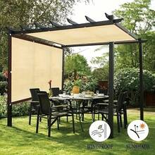Plant Shade Nets, Outdoor Shade Nets, Shading Nets, Copper-Button Reinforced High-Density Shade Cloth, UV-Resistant, Suitable For Pavilions, Terraces And Greenhouses. - Yellow - View 10