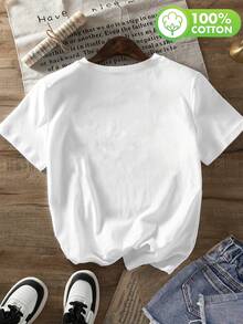 Women T-Shirts - 白色 - 查看 3