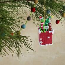 The Grinch The 9pcs Christmas Tree Hanging Ornaments, Party Atmosphere Decoration Props, Car Interior Hanging Decor, New Year Gift; Christmas Gift - Multicolor - View 8