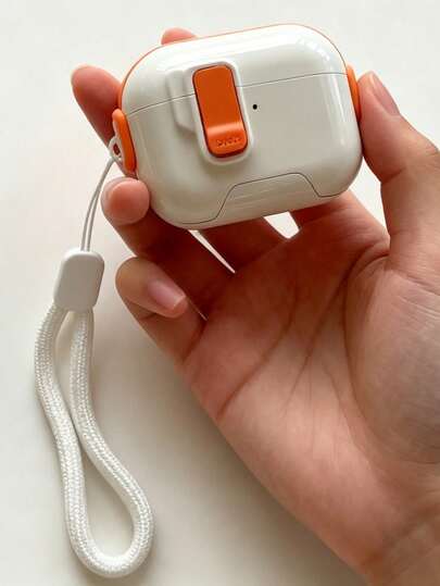 Simple Anti-Drop Automatic Lock Built-In Stand Headphones Case Compatible With AirPods 1/2/3/4 Soft Protective Cover Anti-Lost For AirPods Pro 2 / Pro 3