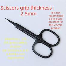 6pcs/5pcs/4pcs/3pcs/2pcs/1pc Upgraded Portable Multi-Function Stainless Steel Cuticle Cutter Set, Manicure Set, Exfoliating Scissors, Sharp Curved Design, Suitable For Trimming Eyebrows, Nose Hair, Eyelashes, Removing Dead Skin, Exfoliating Hand And Foot Care Beauty Tools, Manicure Supplies, Essential For Students Back To School Dormitory, Travel Essentials, Manicure Salon Supplies (3.0mm Thickness, Sharper, Better User Experience) - Multicolor - View 13