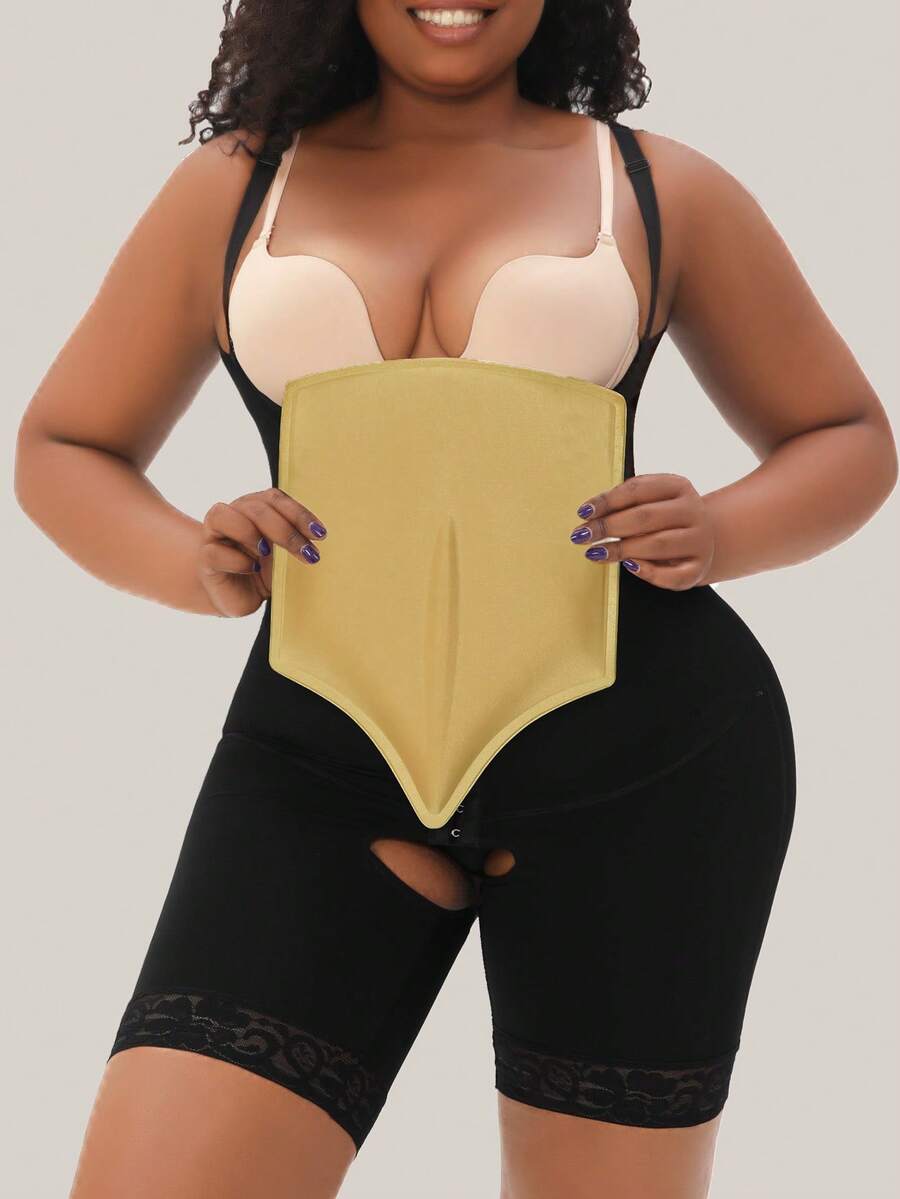 larrycard 1pc Women's Back Support Foam Waist Abdominal Shaping Board After Liposuction BBL Abdominal Compression