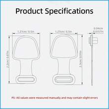Penutup Debu USB-C/Lightning Anti Hilang dengan Perekat untuk Port Pengisian Daya Ponsel, 5 Buah Pelindung Port Pengisi Daya Universal Tipe C Lightning untuk iPhone dan Ponsel Android - Hitam - View 2