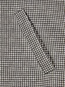 SAOYANGYU Women's Plaid Woven Fabric Button Pocket Top, Home, College, Beach, Autumn/Winter, 295g - Khaki - View 6
