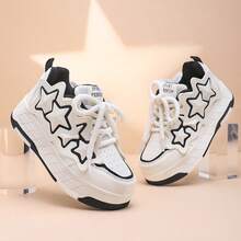 Women's Star Decor Detachable 4-Wheel Roller Shoes, Fashion Thick Sole Athletic Shoes, Suitable For Beginners Daily Play - Black - View 7