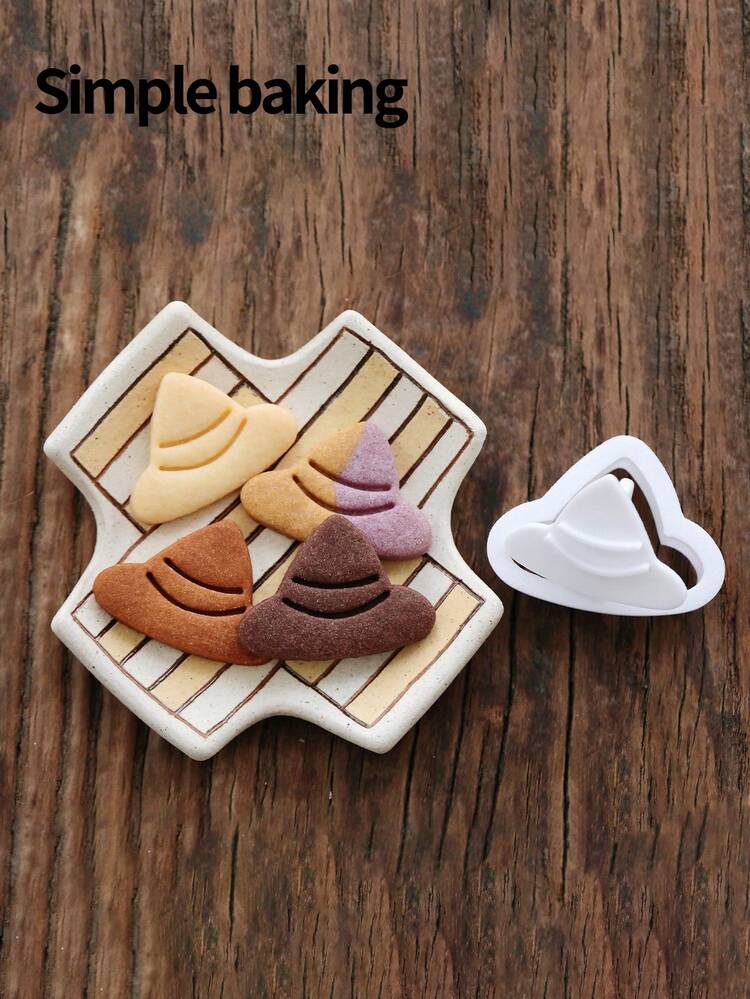 A Set Of Halloween Ghost-Themed Cookie Cutters, Cute Cartoon Ghost Cookie Stamps, And Halloween Party Cookie Molds. Kitchen Baking Tools - View 11