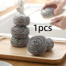 Magic Steel Wool Stainless Steel Heavy Duty Ball, Used For Dishwashing Cleaning, Dishwasher, Kitchen Pot Rust Removal Cleaning Tool, Single Independent Packaging - 1 Set - View 10