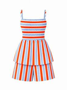 Women Two-Piece Outfits - Blue - View 3