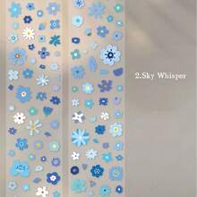 1PC/4PCS Floral Washi Tape, Little Flower Story Basic Decorative Stickers For Diary, Planner, DIY Scrapbooking - Multicolor - View 11
