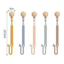 Kẹp núm vú giả silicone đa năng, dây đeo giữ núm vú giả điều chỉnh được cho núm vú giả, đồ gặm nướu và đồ chơi cho bé - Nhiều màu - Xem 9