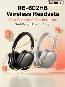 REMAX RB-602HB Over-Ear Headphones: HD Calling, Bluetooth/TF Card/External Audio Cable, Multi-Function Buttons, Lightweight Design, Comfortable Wear, Low Power Consumption - View 9