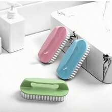 3/2/1pc Multi-Purpose Handheld Cleaning Brush, Household Plastic Laundry Brush, Multifunctional For Washing Basin, Shoes, Drying Rack, Cleaning Brush, And Hard Bristle Board,Face,Scrubbing Board, Essential Home Cleaning Tool - Multicolor - View 10