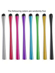 2/4/8pcs Random Color Capacitive Stylus Pen Set | Universal Phone Tablet Touchscreen Pen | Fine Fiber Tip Anti-Scratch Stylus | Portable Reusable Value Pack - Multicolor - View 6