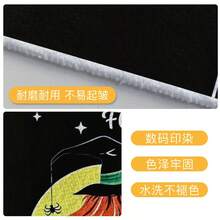 6件組萬聖節廚房抹布，高吸水性，恐怖女巫鬼魂南瓜蝙蝠圖案，復古裝飾趣味茶巾，萬聖節家居禮品裝飾 - 彩色 - 查看 4