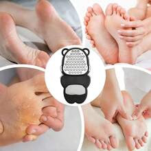 Foot Callus Remover Stainless Steel Fun Bear-Shaped Portable Tool | Foot File Callus Remover For Heel Care, Cracked Skin, Spa, Home Shower, Nail And Toe Cuticle Cleaning, Rough Hard Skin - Multicolor - View 5