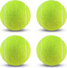 Tennis Balls, 6 Pack Training Tennis Balls - Practice Balls For Beginners & Playing Balls For Dogs - Yellow - View 1