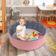 1pc Kids Ball Pit, Children's Ball Pool, Portable Pet Ball Pit Sandbox Playroom, Boys & Girls Castle (Balls Not Included) - Multicolor - View 5