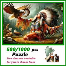 500pcs/1000pcs Adult Large Puzzle Gift, Family Interactive, Puzzle DIY Home Decor, Premium Family Fun Puzzle Designed For Birthday, Valentine's Day, Mother's Day, Thanksgiving, Easter, Halloween, Christmas, Gift Giving, Highly Favored By Puzzle Enthusiasts - Multicolor - View 1