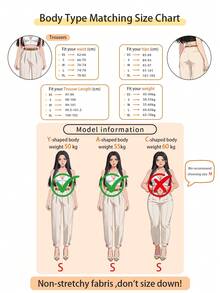 DONICY 女款純白色寬腿褲，優雅紋理百褶面料，春夏辦公與休閒穿著（無腰帶） - 白色 - 查看 4