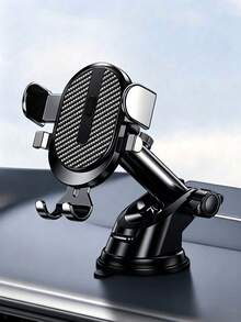 1pc Suction Cup Car Phone Holder, Suction Cup Car Phone Mount, Phone Stand, Dashboard And Windshield Installation, Adjustable Arm, Easy Installation - Multicolor - View 2