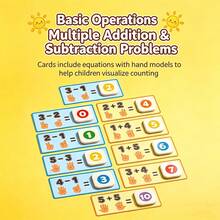 23pcs Addition And Subtraction Finger Counting, Children's Cognitive Puzzle Toys For Math Enlightenment, Helping Children Easily Learn Math, Excellent Gifts For Halloween, Christmas, And Thanksgiving - Multicolor - View 4