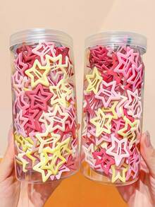 100/60/36/24/12pcs Cute Y2K Five-Pointed Star BB Clips, Durable Non-Slip Hair Accessories - Suitable For Girls And Women, Perfect For Daily Wear And Parties - Multicolor - View 23