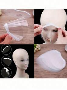 5/10/25/50pcs Transparent Face Wash Eye Shields, Sun Protection Eye Covers, Eyebrow Protection, Shower Water Blocker, Suitable For Eyelash Extensions And Post-Blepharoplasty Care - Multicolor - View 6