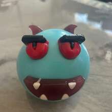 Halloween Devil Squishy Toy, Cute Monster Stress Relief Squeeze Ball, Soft TPR Fidget Toy, Children's Halloween Party Gift, 4 Styles Available - Multicolor - View 12