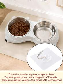 Double Stainless Steel Pet Bowl Set, Base And Easy To Clean For Cats And Dogs, Indoor And Outdoor UseMacaron Stainless Steel Pet Bowl, Stainless Steel Anti-Slip, Anti-Tipping, Leak-Proof Double-Layer Pet Bowl-Pet Feeder - 500ml - View 8