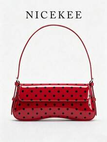 Fashionable, Simple And Versatile Solid Color Baguette Bag, Elegant Temperament And Exquisite Underarm Bag, Suitable Commuting, Daily Outings. - Multicolor - View 1